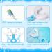 Vicloon Kids U Shaped Toothbrush 3 Pack - Soft Silicone Brush Head - Short Bear Handle - Ages 2-6 - Blue/Pink/Yellow - Buy Online on GoSupps.com
