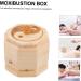 Homsfou 2 StK Moxibustion Box - Heat Ratio Moxa-Elebrener Massage Ai-Box - Wooden Frame Moxibustion Sofen - Eiche Beige - 12.5x12cm - International Shipping Available - Buy Online on GoSupps.com