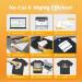 TransOurDream Laser No-Cut Dark Heat Transfer Paper for T Shirts - 10 Sets (8.5x11) - Self-Weeding Iron on Transfer Paper for Laser Printer - White Toner - Buy Online on GoSupps.com