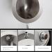 304 Stainless Steel Urinal Urinal Wall-Mounted Male Urinal Public Toilet Urinal Small Vertical Toilet Suitable for Home Hotel School - Buy Online on GoSupps.com
