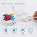 Autism Awareness Heart Puzzle Contact Lens Case - Portable Round Storage Box & Mirror for Travel & Daily Use - Buy Online on GoSupps.com