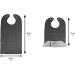 Pepe Waterproof Bibs for Adults (2-Pack) - Washable Senior Bibs with Collecting Shell - Made in Europe - Buy Online on GoSupps.com