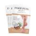 3 Pairs Foot Mask - Exfoliating Peeling Socks for Soft Smooth Feet | Dead Skin & Cornea Remover | Ideal for Men & Women - Coconut Scent - Buy Online on GoSupps.com
