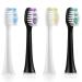 Callysonic replacement brushes standard plug-in brushes suitable for all electric toothbrushes from Callysonic brush heads compatible with Callysonic H31/H49 Electric toothbrushes black and white 4-black/white