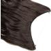 Invisible Secret Hidden Wire in Hair Extensions 20 Inches Long Wavy Curly Synthetic No Clip in Hairpieces Miracle Translucent Fish Line Dark Brown - Buy Online on GoSupps.com