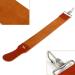 Men's Genuine Leather Strop for Barber Straight Razor - Shaving Strap for Sharper Shave - Buy Online on GoSupps.com