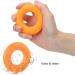 Hand Grip Strengthener & O-Ring Finger Exerciser - Orange 50 lbs & 11 lbs Stretcher for Arthritis Recovery | International Shipping Available - Buy Online on GoSupps.com