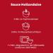 Lukull Hollandaise Sauce - Creamy Asparagus & Vegetable Sauce 250ml | Ready-to-Serve 12 Pieces - Ideal for Meat & Fish | International Shipping - Buy Online on GoSupps.com