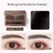 2 Color Eyebrow Powder Waterproof Natural Brow Powder Eyebrow Powder Duo Sculpting Kit for Girls Women Dark Brown and Gray - Buy Online on GoSupps.com
