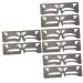 Ipetboom 8 Pcs Eyebrow Ruler Makeup Supplies Makeup Stuff T Tool Eyebrow Template Sticker Stainless Steel 20x4.8cmx4pcs As Shownx4pcs