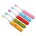 Solustre 5st toothbrush for adults with hard bristle mini toothbrush toothbrush for on the way comfortable toothbrush travel toothbrush camping toothbrush plastic child travel size foldable