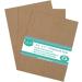 200 Pack of 8.5x11 Chipboard Pads - 22PT Brown Scrapbooking Sheets - Light Weight - Secure Seal - Pack of 200 - Buy Online on GoSupps.com