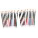 HAPINARY 24 Pcs Lip Liner Eyeliner Lip Pencil Eyebrow Definer Pen Eye Shadow Pencil Lipstick Pencil Wooden