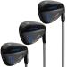 LAZRUS Premium Forged Golf Wedge Set for Men - 52 56 60 Degree Golf Wedges + Milled Face for More Spin - Great Golf Gift Black Right Handed RH, Black 52,56,60 Set