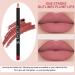 12 Color Matte Lip Liner Set - Long Lasting Waterproof Lip Pencils for Define & Fill - Premium Nude Lip Makeup - Buy Online on GoSupps.com