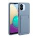 Tivenfezk Nadoli Silicone Case for Xiaomi Redmi A1 Ultra thin shockproof scratch -resistant Wallet soft TPU protective cover Mobile phone case with credit card holder Xiaomi Redmi A1 Gray