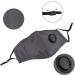 NU R Reusable Face Mask in 5 Layer Washable Durable Protection Mask with Inserted Nose Clip Protection Mask for Daily Use Grey 02 - Buy Online on GoSupps.com