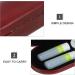 Healvian Double Glasses Case - 2 in 1 Portable Dual-Sided Contact Lens Container with Mirror & Tweezer | Red - Buy Online on GoSupps.com