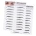 Angoily 2pcs 3d Eyebrow Stickers Suits Imitation Eyebrow Mold Kit Artificial Eyebrow Make up The Lazy Woman
