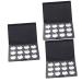 FOMIYES 3pcs Magnetic Travel Containers Magnetic Eyeshadow Empty Eyeshadow Case Eye Shadow Box Make up Plate mediumx3pcs As Shownx3pcs