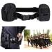 Selighting Tactical Belt - Adjustable Military Nylon Webbing Molle Strap with Quick Release - Black | International Shipping Available - Buy Online on GoSupps.com