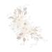 MAGICLULU 1pc Hair Comb Bridal Headpiece Hair Accessories for Prom Hair Accessories for Women Wedding Hair Accessories for Brides Gold Hair Clips Women's Rhinestones Accessories Flower Alloy