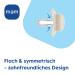 MAM Original Pacifier Set of 2 | Tooth-Friendly Eco-Friendly Silicone Baby Pacifiers | 0-6 Months | Includes Pacifier Box | Fish & Water Lily Designs - Buy Online on GoSupps.com