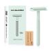 Kinghood Double Edge Safety Razor Set with Stand - Mint Green (10 Blades) | For Men and Women - Buy Online on GoSupps.com
