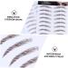 Didiseaon 4pcs Eyebrow Stickers Eyebrow Sticker Brown Decal Stickers Stick on Eyebrow Tool 6d Cosmetic Hair - Buy Online on GoSupps.com