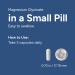 Magnesium Glycinate Tiny Pills - 90 Capsules Easy to Swallow - Buy Online on GoSupps.com