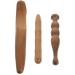 Coheali 3 pieces of scooter massage. Portable massage device Hand tool wooden massage roller wooden massage devices Massage stick half-stick wood household acupuncture point stick