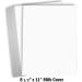 Hamilco White Cardstock Thick Paper 8 1/2 x 11 Blank Heavy Weight 80 lb Cover Card Stock - for Brochure Award and Stationery Printing - 50 Pack - Buy Online on GoSupps.com