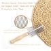 Dog Cat Pet Double-Sided Grooming Brush with Wooden Handle Stainless Steel Tooth - Buy Online on GoSupps.com