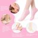 HDKAJL 2 Pairs Silicone Moisturising Socks Silicone Feet Moisturiser Meia de Silicone Silicone Socks for Women Suitable for Foot Peel Mask Athletes Foot Treatment Preventing Nutrient Loss - Buy Online on GoSupps.com