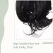 Curly Wavy 18 Inch Synthetic Claw On Ponytail Extension Natural Black - Buy Online on GoSupps.com