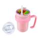 JOVIAL All In One Insulated Snack and Drink Cup 12 Oz-Glitter Pink Glitter Pink 1 Count (Pack of 1)