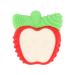 Lil 'nibblers vibrating Apple Teether vibrating apple bite ring dental aid made of soft silicone for sensory research for babies & toddlers for dental pain