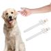 2 Piece Plastic Pet Pill Poppers Cat Pill Dispenser Dog Pill Dispenser Pill Popper for Cats Lightweight and Durable Dog Pill Popper Medical Tablet Feeding Tool Cat Pill for Dogs and Large Cats 2 Pcs white