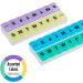 EZY DOSE Weekly 14-Day Pill Case | BPA Free Medicine Planner & Vitamin Organizer with Easy-to-Open Large Snap Compartments | International Shipping Available - Buy Online on GoSupps.com