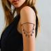 Shop Xerling Black Stars Sequins Tassel Arm Bracelets | Stylish Open Cuff Armband Jewelry for Women - Perfect for Halloween Costumes - Buy Online on GoSupps.com