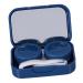 SewoArt sweet lens dui 1 sentence 4-box care box for colored contact lenses contact lens container mirror compact storage case soaked storage plastic accompanying box caricature blue 6.5x4.5x2cm