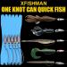 Texas Rig Bass Fishing Leaders Kit - 3/0 Hooks, 1/4 oz Weights - 5pcs - Buy Online on GoSupps.com