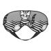 Play Ball Kitty Unisex Elastic Adjustable Buckle Design Blackout Sleep Eye Mask for Home Travel Yoga Office Nap