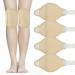 4 Pack Oil Wrap Pack for Knee Reusable Organic Oil Pack Kit Organic Cotton Flannel for Oil Pack Oil Compress Pad for Knee Pain Liver Detox