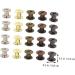 EXCEART 100 Sets Lash Rivet Boxed Diy Crafts Brass Rivets Double- Sided Rivets Diy Studs Self Made Component Assorted Color 0.8x0.8cm - Buy Online on GoSupps.com