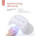 Beetles Gel Nail Polish Starter Kit - 6 Colors Gray Nude Pink Set with 48W Nail Lamp - Base Top Coat Included - Christmas Nail Art DIY Manicure - Buy Online on GoSupps.com