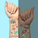 XO Fetti Glow in the Dark Space Temporary Tattoos - 50 pcs | Alien Birthday Party Supplies for Kids - Buy Online on GoSupps.com