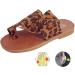 Women's Comfy Platform Sandal Shoes - Bunion Correctors, Ideal for Big Toes, Bent Toes & Pain Relief - Leopard Print, Size 41 - Buy Online on GoSupps.com