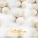 1 Inch White Felt Balls (50 Pack) - Hand Felted Wool Pom Poms for Crafts & Decor - Natural Garland & Party Decorations - Includes Muslin Bag - Buy Online on GoSupps.com