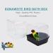 Bonaweite Caged Bird Bath Tub for Small Birds - Parakeet, Canary, Budgerigar, Cockatiel - White Birdcage Accessory - Buy Online on GoSupps.com